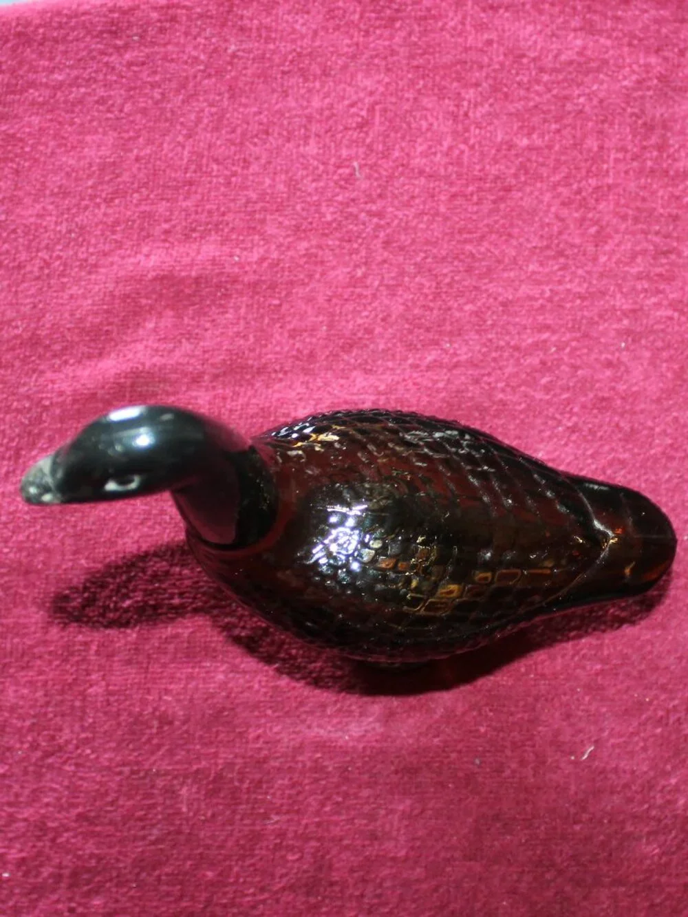 Vintage Avon Canada Goose glass decanter